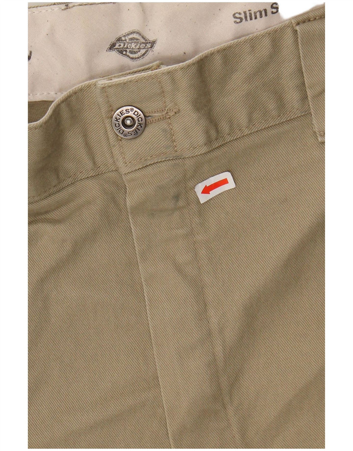 Spodnie męskie DICKIES Slim Skinny Chino W38 L34 Beżowa bawełna