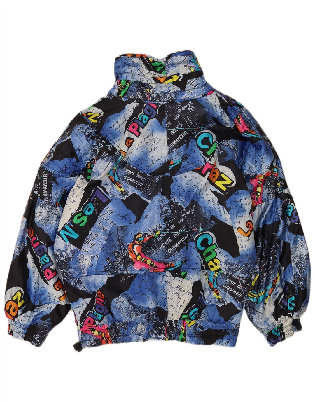 Damska kurtka narciarska Numero Uno Oversize Graphic IT 40 Small Blue