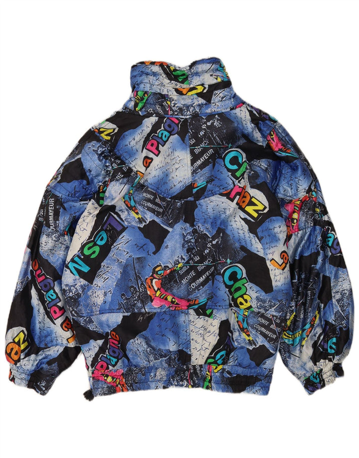 Damska kurtka narciarska Numero Uno Oversize Graphic IT 40 Small Blue