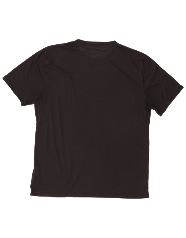 Męski T-shirt CALVIN KLEIN Top 2XL Czarny Poliester