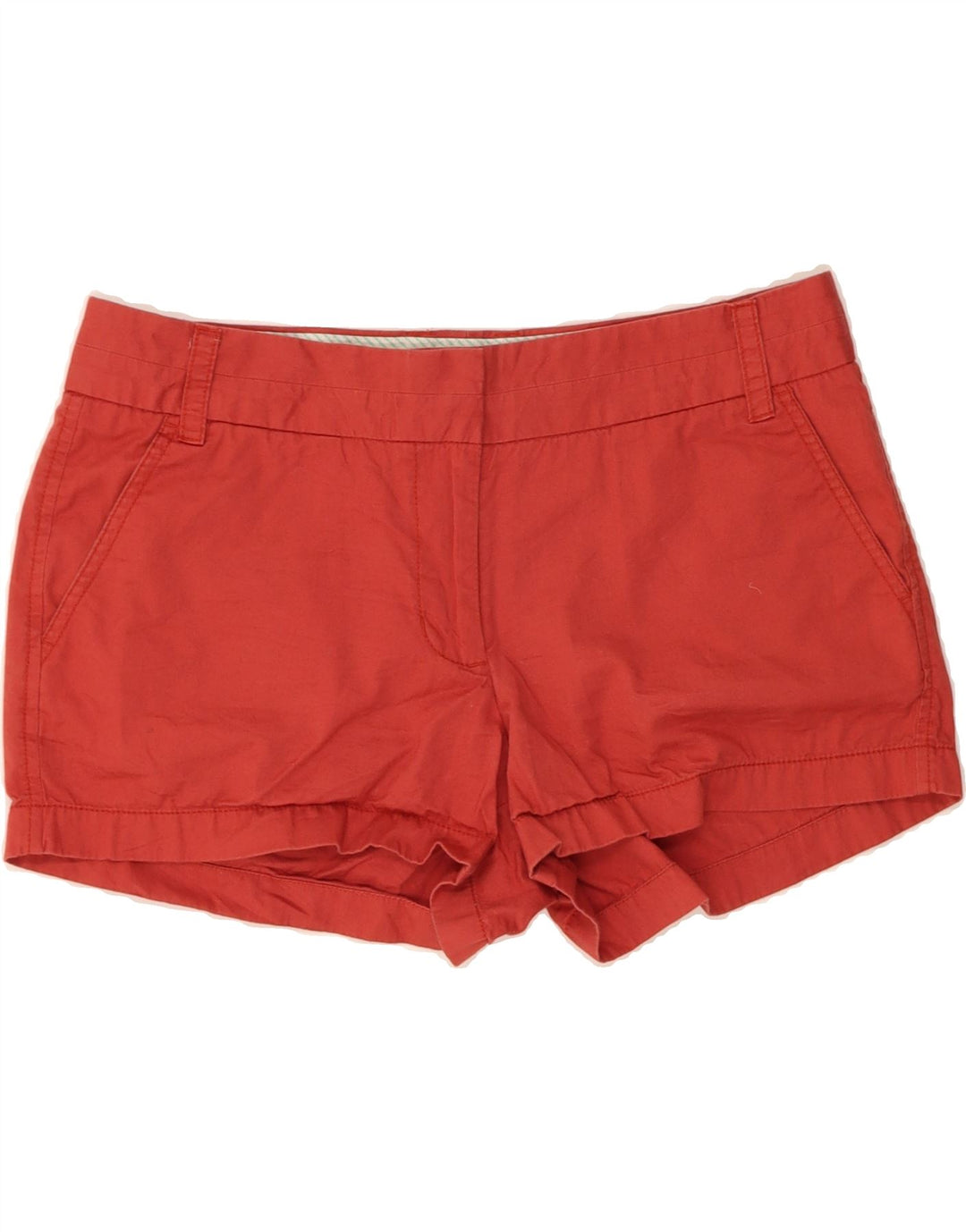 J. CREW Womens Chino Shorts US 8 Medium W34 Red Cotton Classic Vintage J. Crew and Second-Hand J. Crew from Messina Hembry 