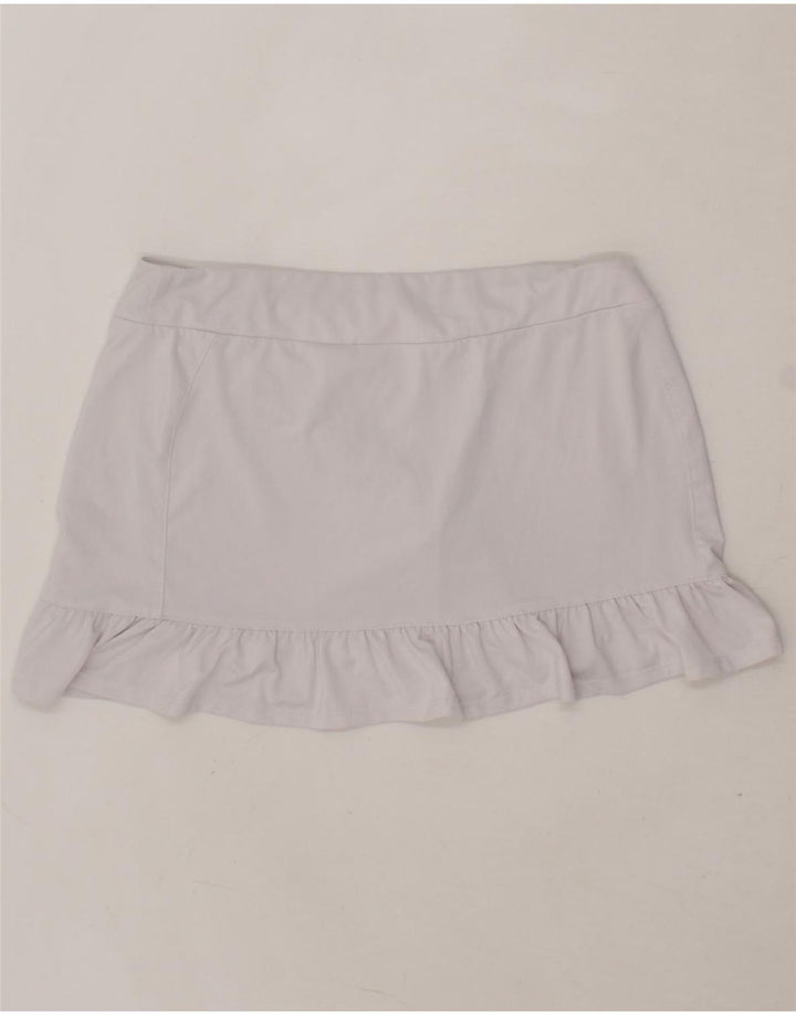 FILA Womens Tennis Skirt UK 14 Medium White Polyester Vintage Fila and Second-Hand Fila from Messina Hembry 