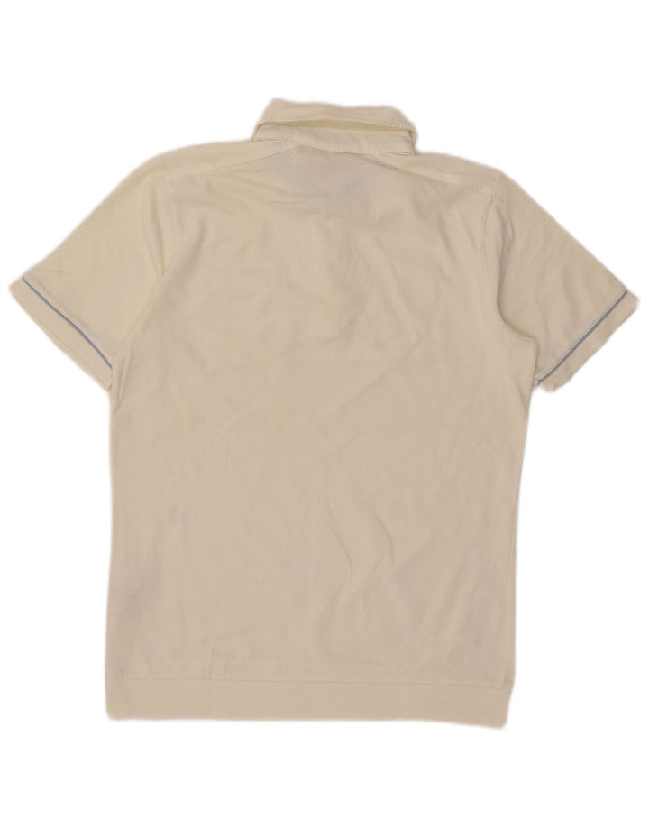 Męska koszulka polo Puma, mała, biała, bawełniana