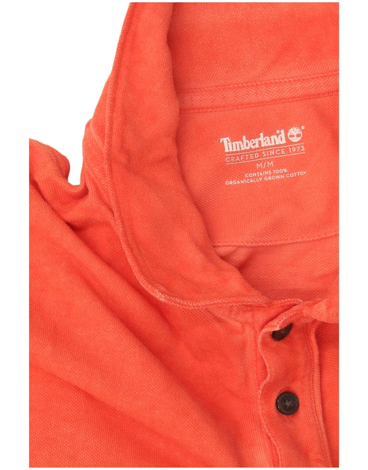 Męska koszulka polo Timberland, średnia pomarańczowa bawełna