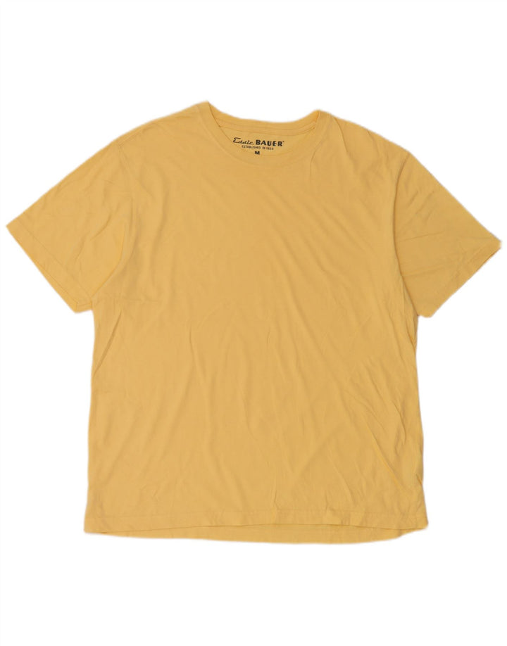 T-shirt męski Eddie Bauer, średni żółty bawełniany