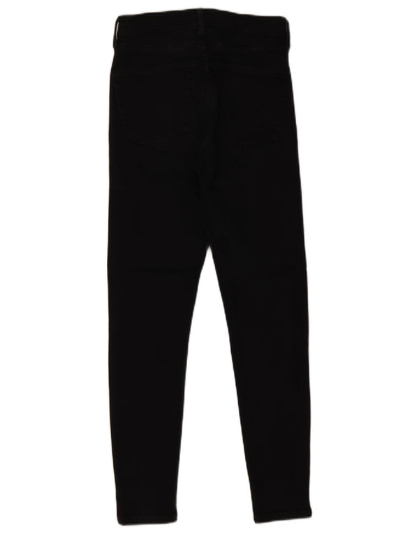 Damskie jeansy Skinny Topshop W28 L26 Czarne bawełniane