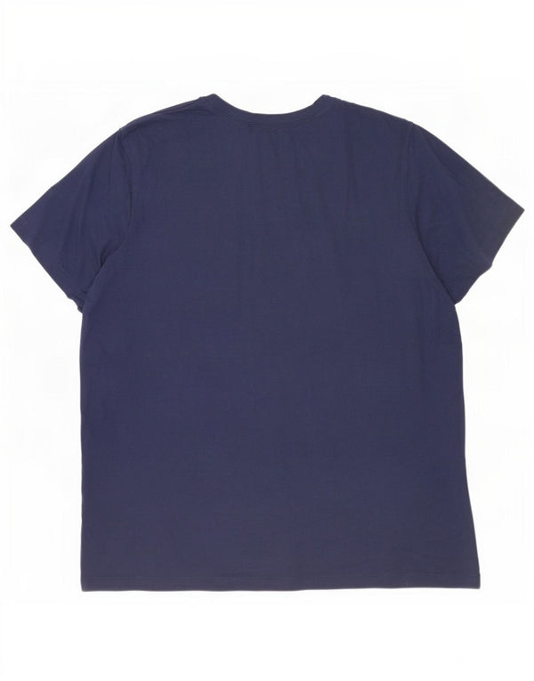 T-shirt męski Nike, XL, granatowy, bawełniany