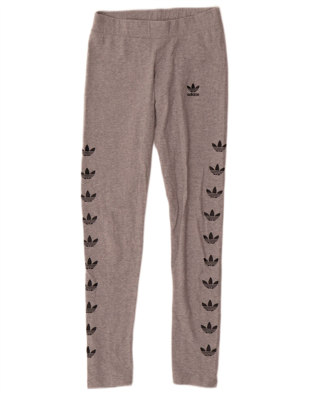Damskie legginsy Adidas Graphic UK 8 Small, szare, bawełniane