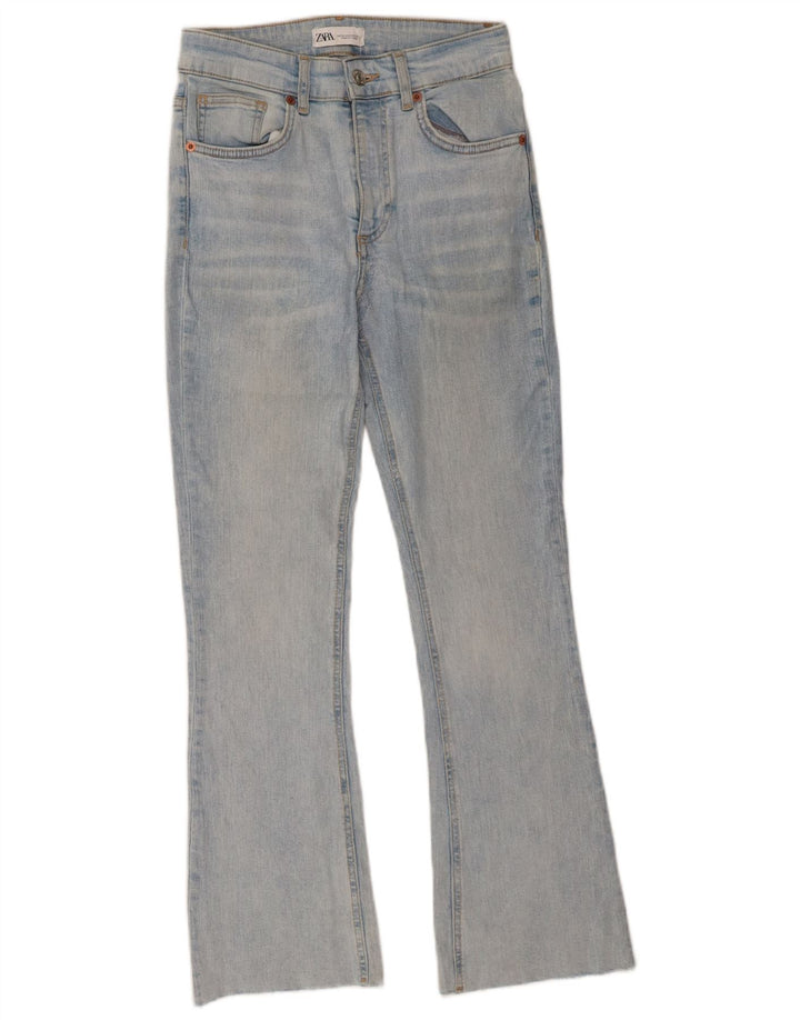 Damskie jeansy rozkloszowane Zara EU 38 Small W28 L27 Niebieskie