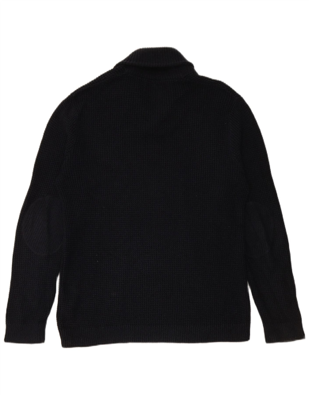 JACK & JONES Męski sweter z szalowym dekoltem XL, granatowy, bawełniany