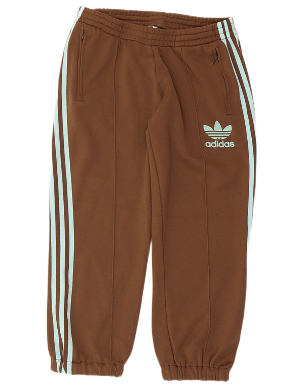 Adidas Dziewczęce Spodnie dresowe Joggery 13-14 lat Brązowy Poliester