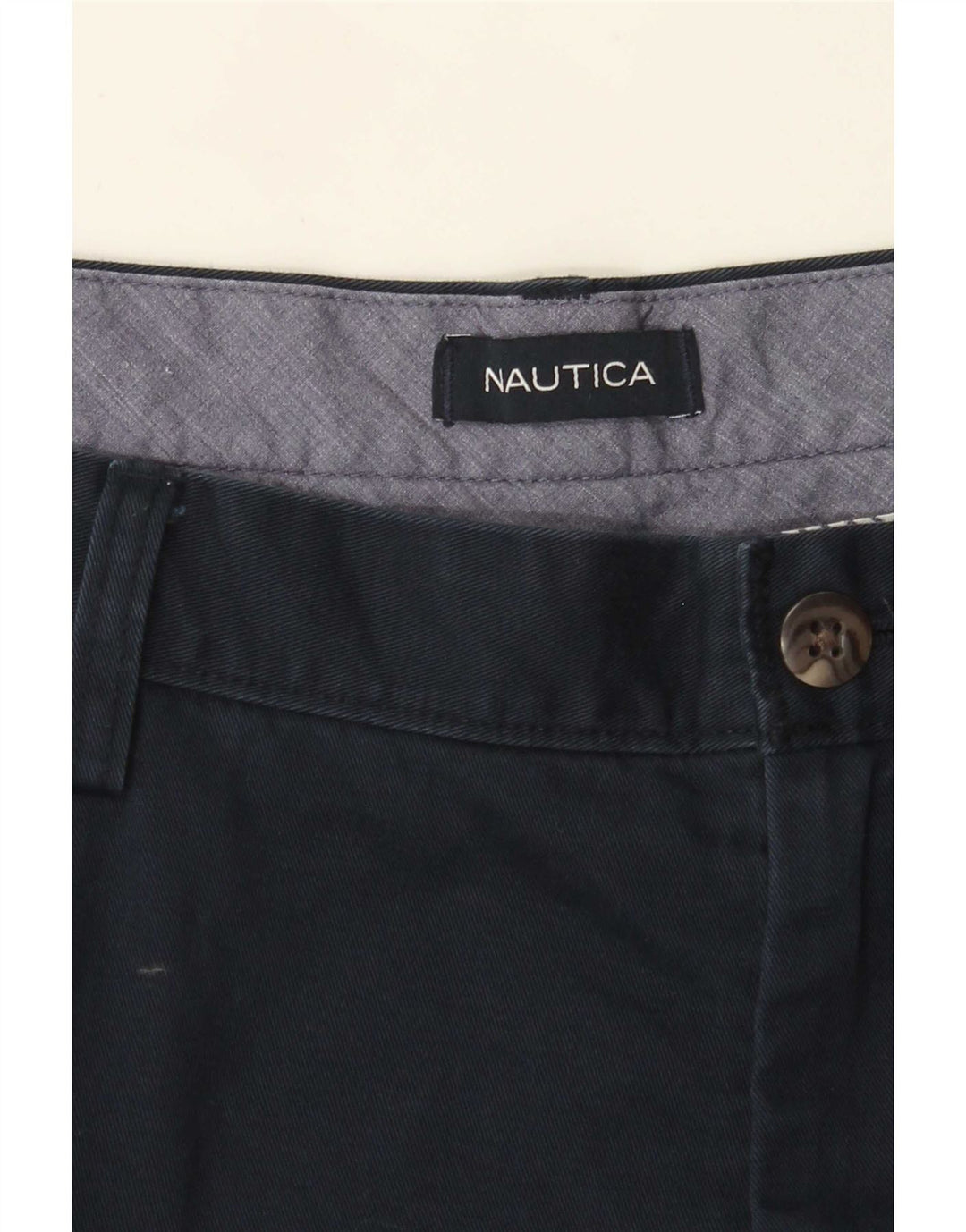 Męskie spodnie chino Regular Nautica W40 L28 granatowe