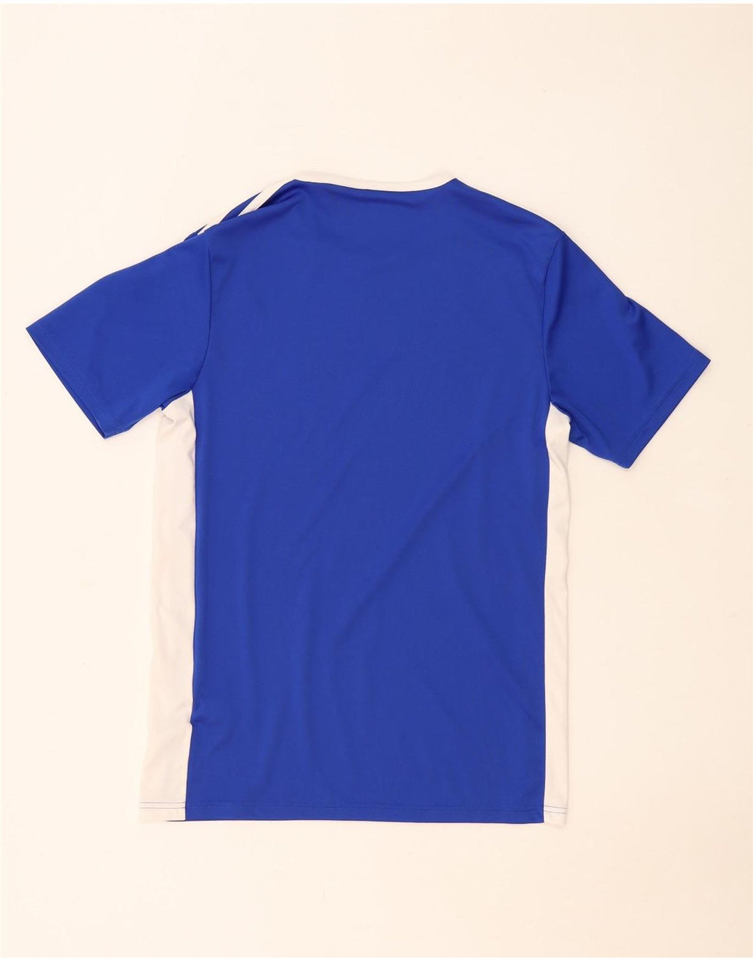 Adidas Męski T-shirt Aeroready Top Mały Niebieski Poliester z blokami kolorów