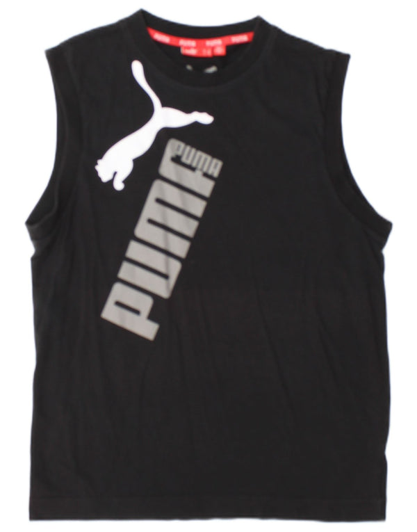 Męski T-shirt Puma z grafiką, średni czarny