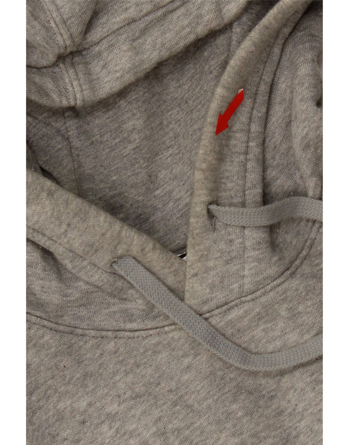 Męski sweter z kapturem Nike z grafiką, średnioszary, bawełniany w cętki