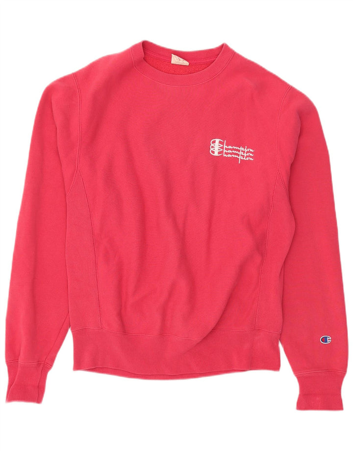 Damski sweter oversize Champion UK 10 Small Pink Cotton