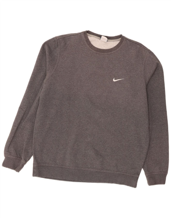 Męska bluza dresowa Nike, duża, szara, bawełniana