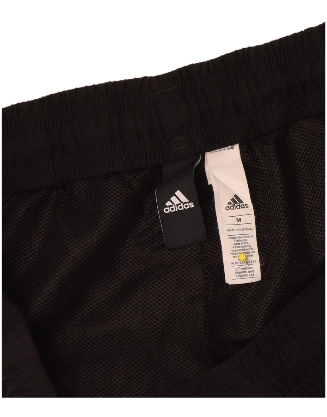 Męskie spodenki sportowe Adidas z grafiką, średni czarny poliester