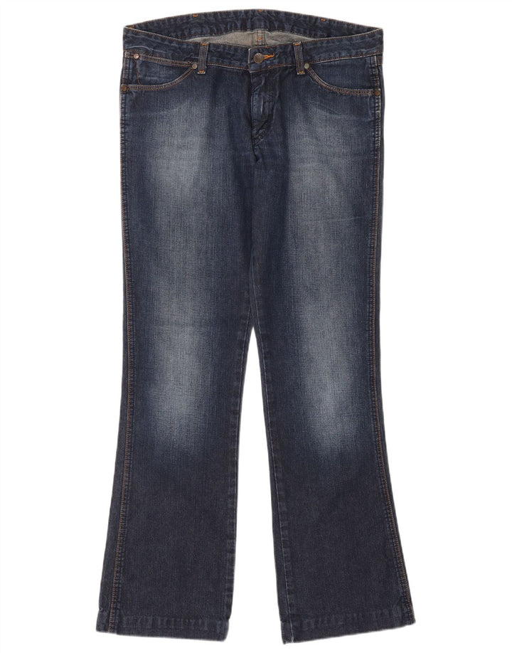 Jeansy Wrangler Damskie Megan Bootcut W32 L34 Granatowe Bawełniane