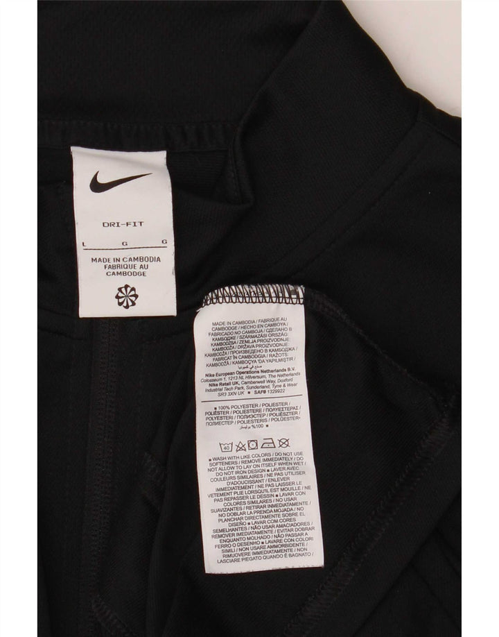 Męska bluza dresowa Nike, duża, czarna, poliestrowa