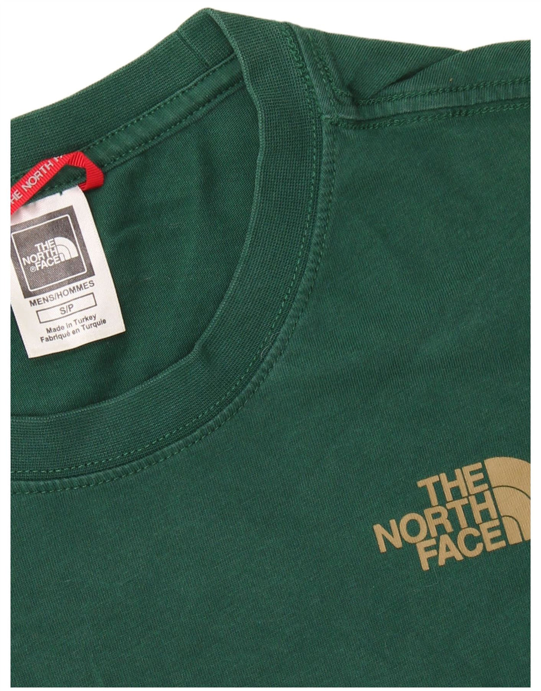 Męski T-shirt z grafiką THE NORTH FACE, mały, zielony
