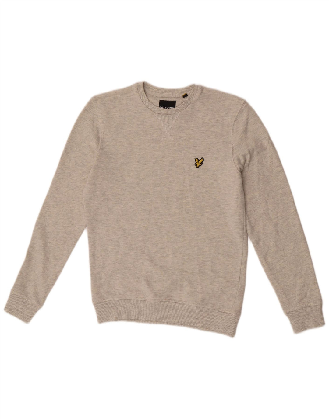 Męska bluza dresowa Lyle & Scott XS, szara, nakrapiana bawełna