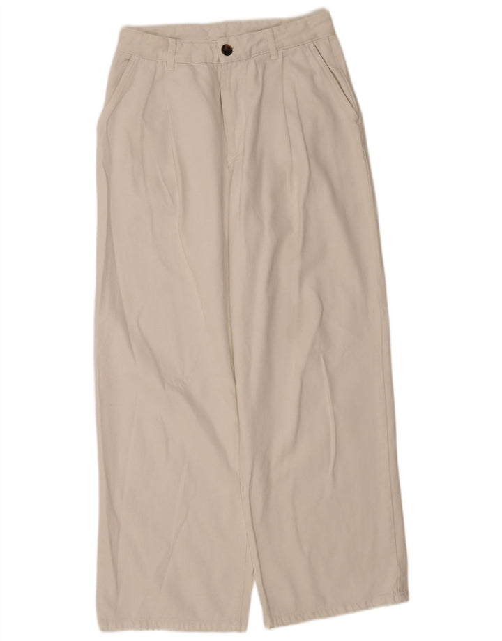 Spodnie damskie Massimo Dutti Pegged Chino EU 40 Medium W30 L30 Białe