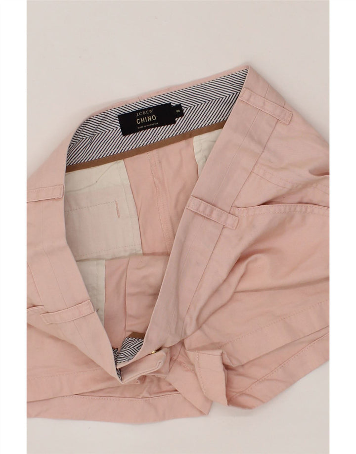 J. CREW Womens Chino Shorts US 8 Medium W30  Pink Cotton Vintage J. Crew and Second-Hand J. Crew from Messina Hembry 