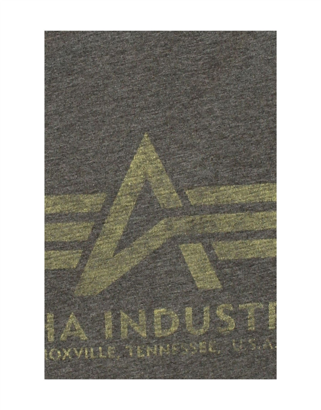 ALPHA INDUSTRIES Mens Graphic T-Shirt Top Small Grey Vintage Alpha Industries and Second-Hand Alpha Industries from Messina Hembry 