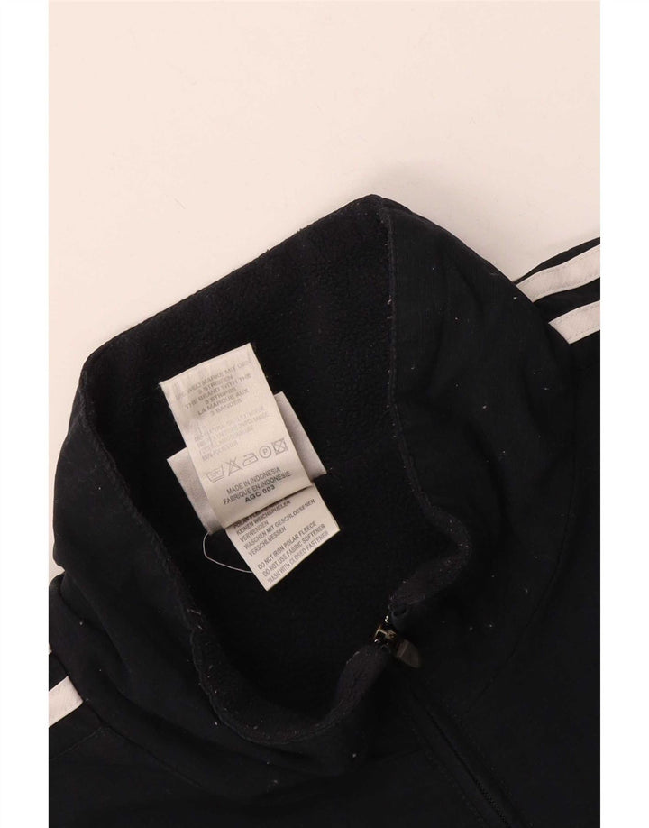 Adidas Męski sweter dresowy Top UK 44/46 Duży granatowy poliester
