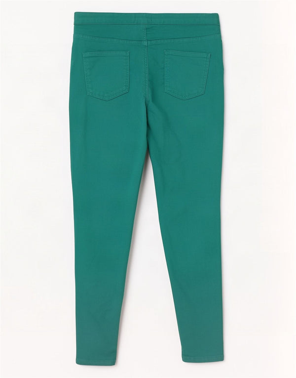 Marks & Spencer Damskie jeansy Jegging UK 16 Large W34 L27 Zielona bawełna