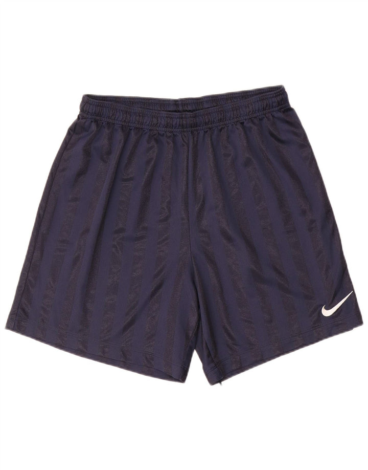 Męskie spodenki sportowe Nike, duże, granatowe w paski