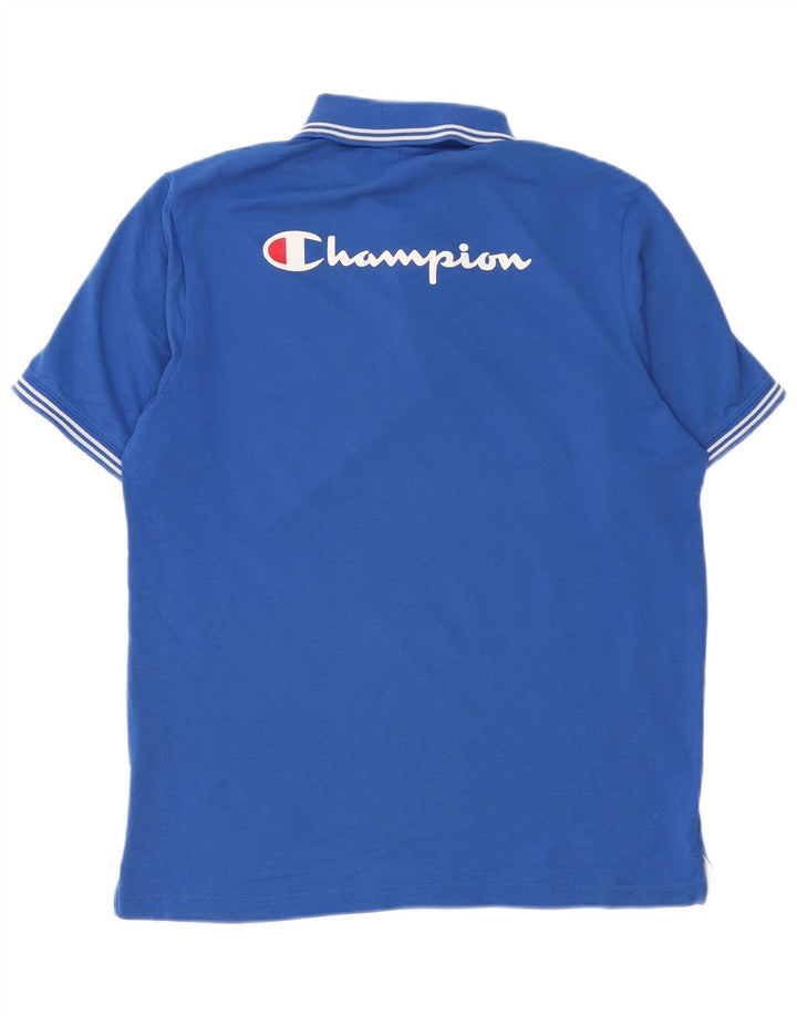 Męska koszulka polo Champion Graphic, duża, niebieska