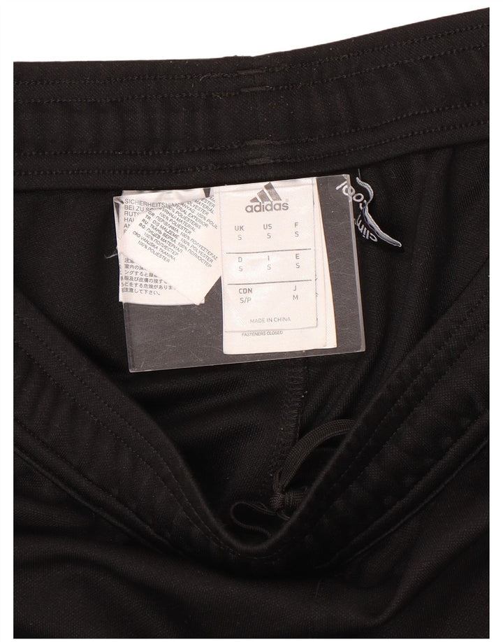 Męskie spodnie dresowe Adidas Climacool, małe, czarne, poliestrowe