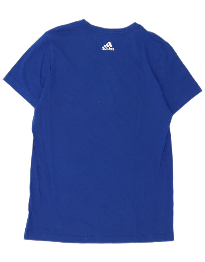 Męska koszulka graficzna Adidas Top Medium Blue