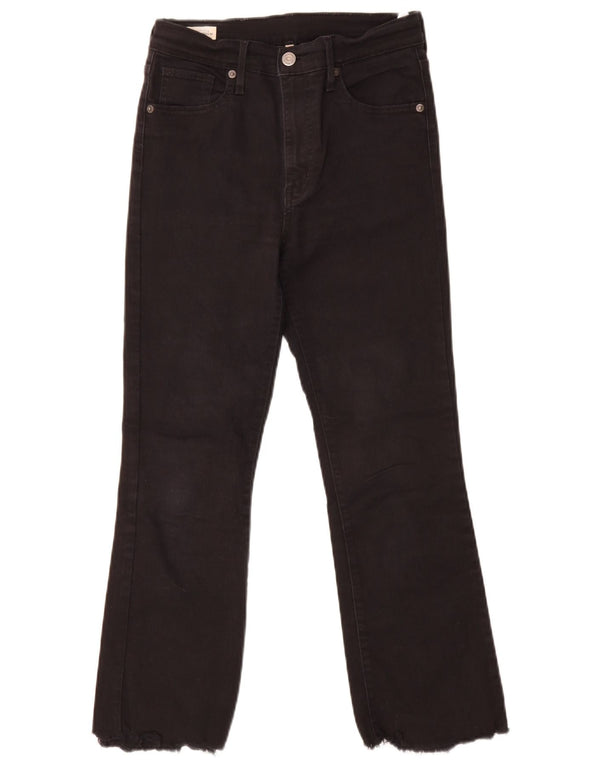 Męskie proste dżinsy Levi's W26 L26 Czarna bawełna