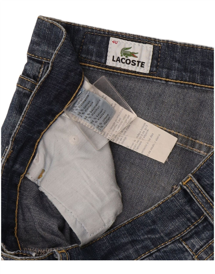 Damskie jeansy Lacoste Bootcut, rozmiar 40, średnie, W27, L31, niebieska bawełna