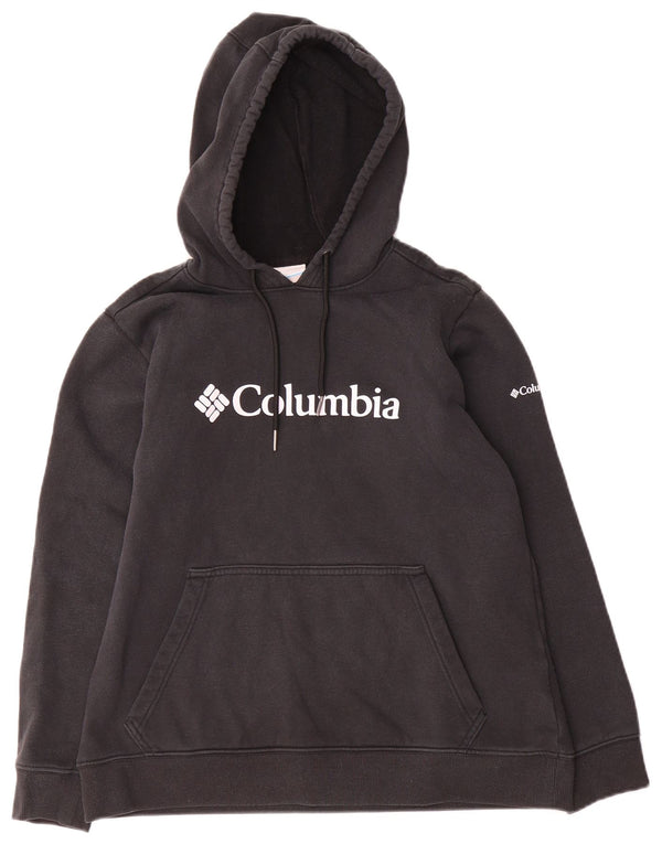 Chłopięcy sweter z kapturem z grafiką Columbia 13-14 lat, czarny, bawełniany