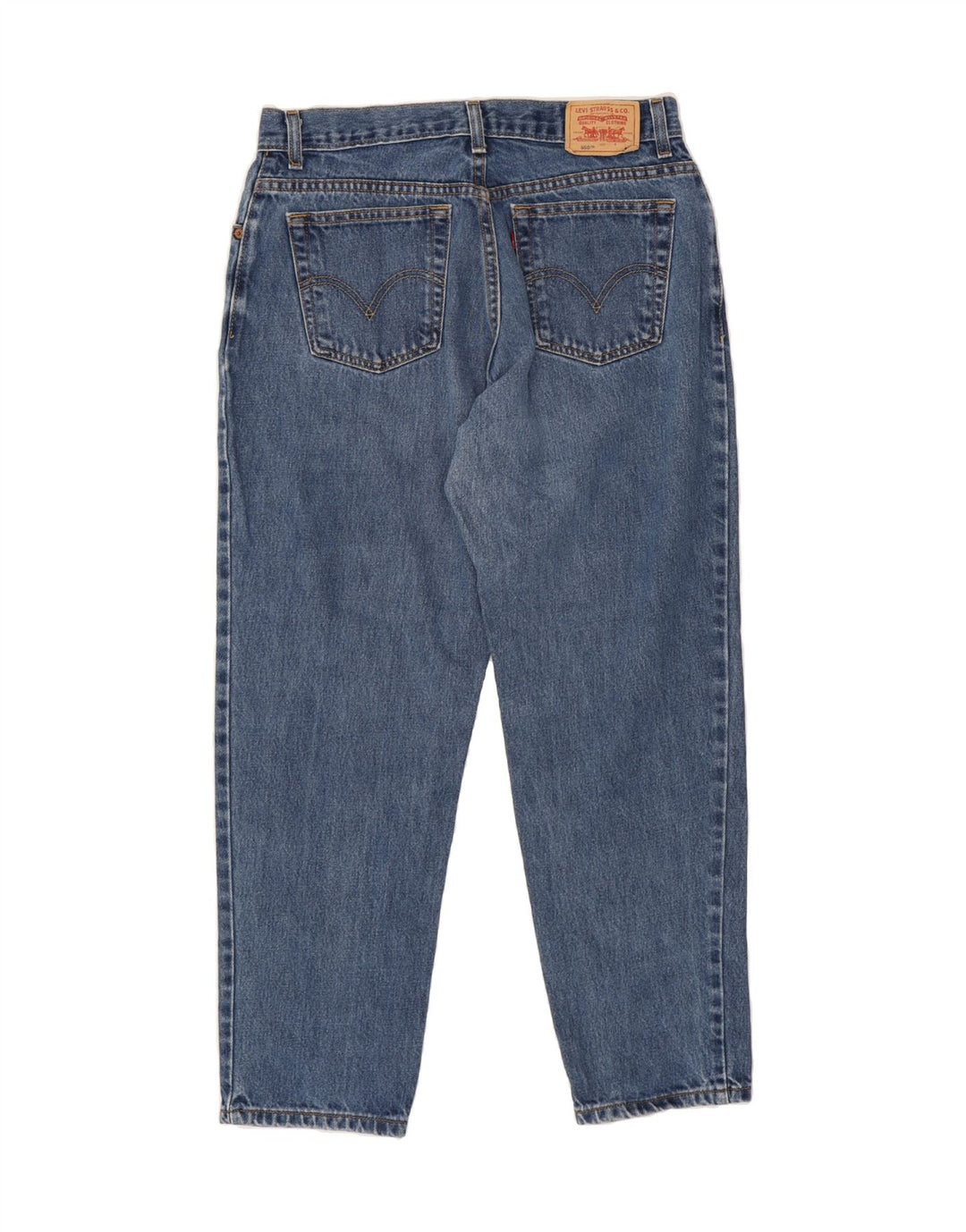 LEVI'S Womens Relaxed Classics Tapered Jeans US 12 Large W32 L28 Blue Vintage Levi's and Second-Hand Levi's from Messina Hembry 