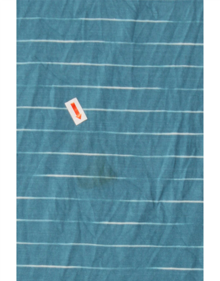 T-shirt męski WEIRD FISH Top XL, bawełniany w niebieskie paski