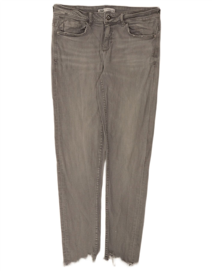 Dżinsy damskie Zara EU 40 Medium W30 L27 Szara bawełna