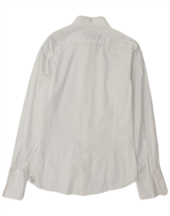 Koszula męska Massimo Dutti Slim Fit, rozmiar 39 15 1/2, średnia biel