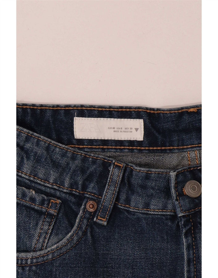 Damskie spodenki jeansowe Zara EU 40 Medium W30 Niebieskie