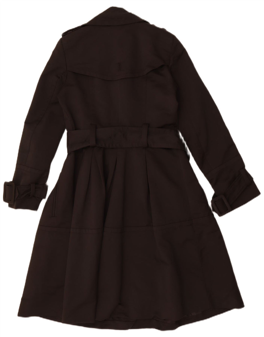 Dwurzędowy trencz Zara damski UK 10 mały brązowy