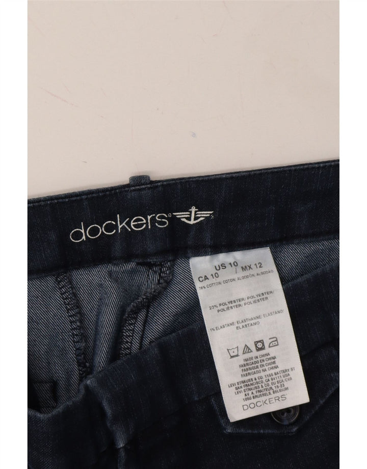 DOCKERS Womens Capri Jeans US 10 Large W34 L20 Blue Cotton Vintage Dockers and Second-Hand Dockers from Messina Hembry 
