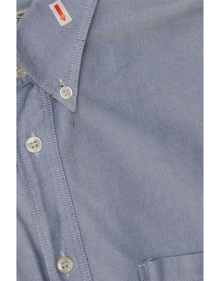 ARMANI JEANS Mens Shirt XL Blue Cotton Vintage Armani Jeans and Second-Hand Armani Jeans from Messina Hembry 