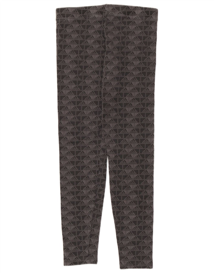 Dziewczęce legginsy Adidas Graphic 14-15 lat szare