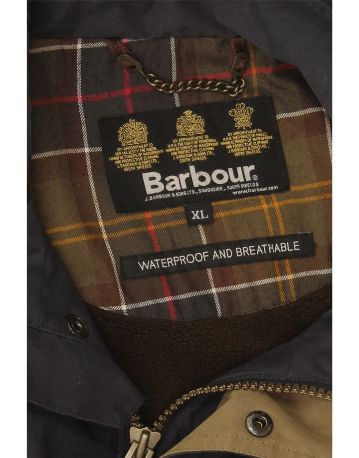 Kurtka męska Barbour z woskowanej bawełny UK 42 XL granatowa