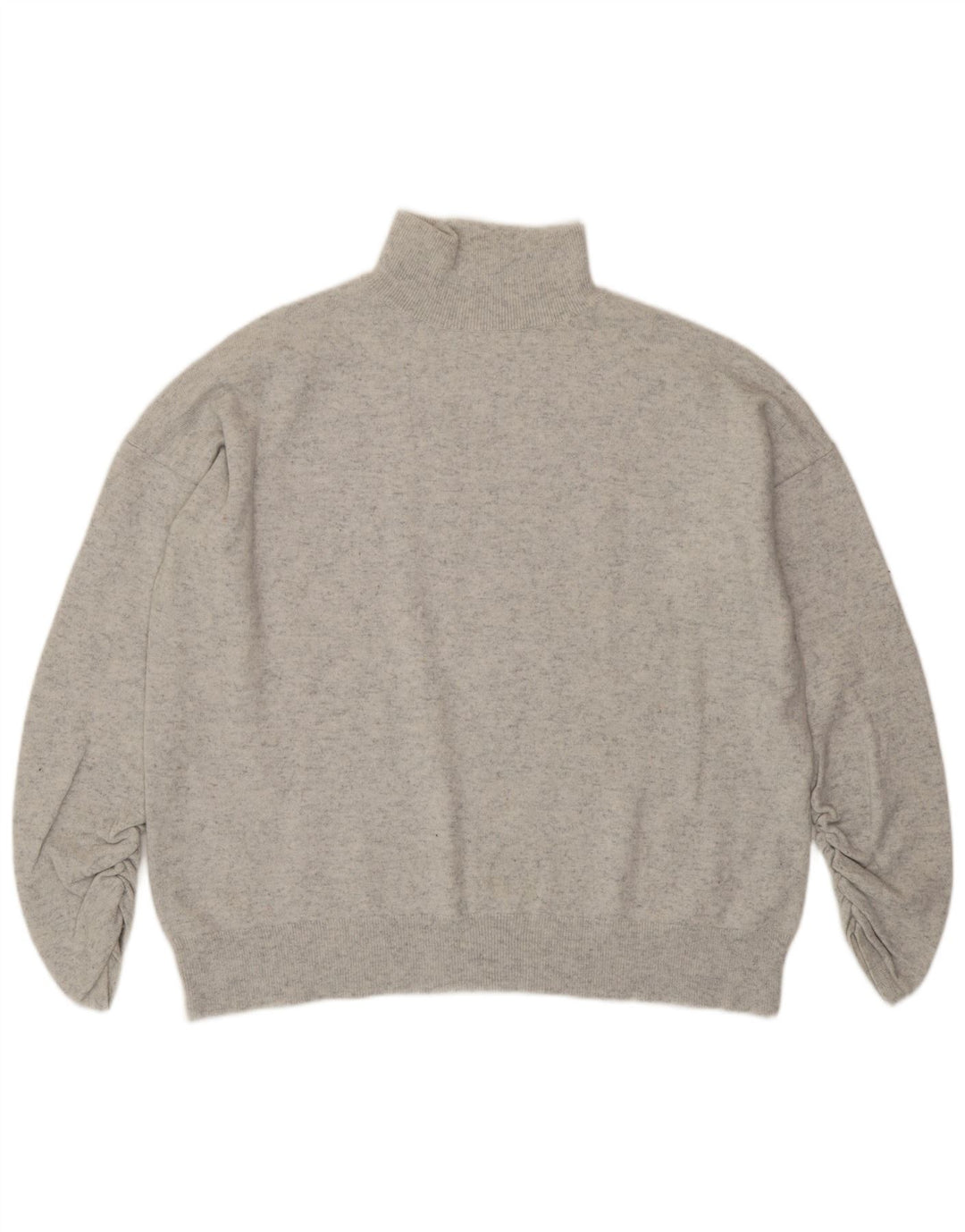 Damski sweter z golfem MINT VELVET UK 14, średni szary, nakrapiany