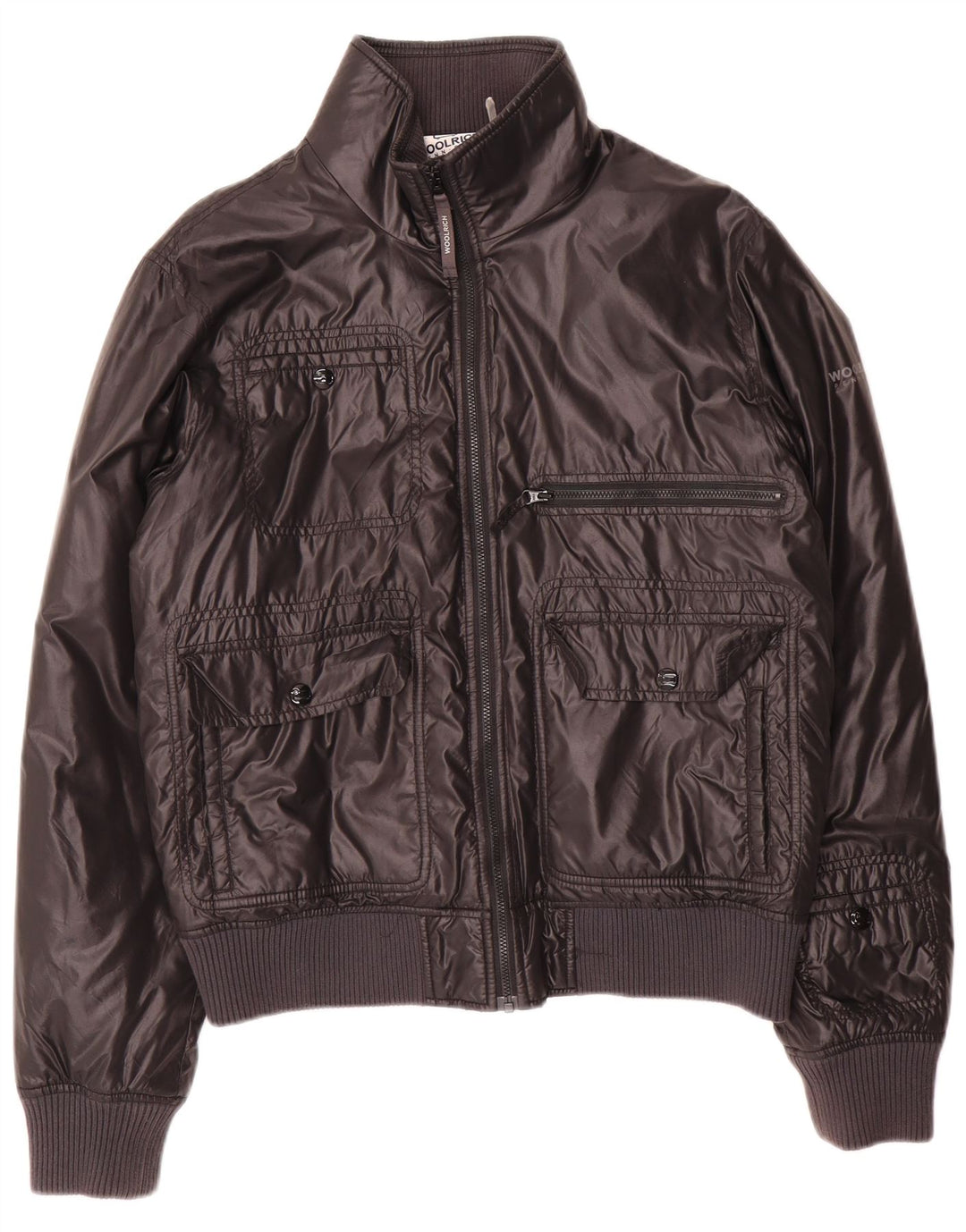 Męska kurtka bomber Woolrich UK 38 Średni czarny nylon